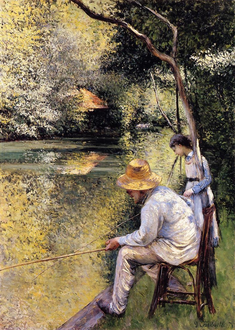 Gustave Caillebotte Fishing